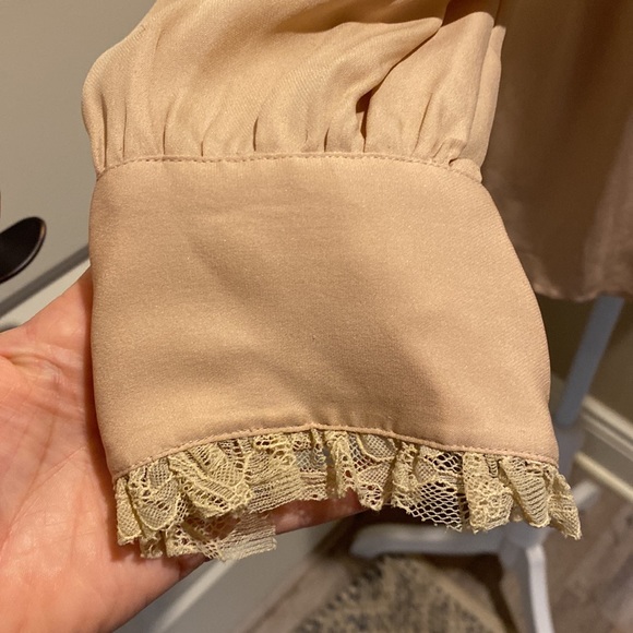 Haute Hippie Nude Neck Tie Blouse - Picture 4 of 8